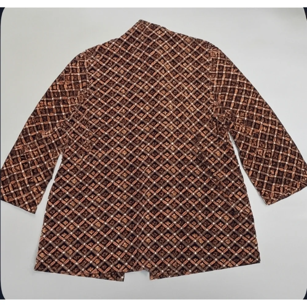 BY Design Multi Color Top/Blouse/Cardigan, With Necklace, L, NWT ✔️